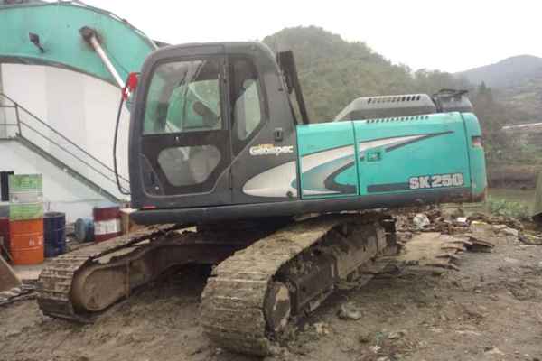 贵州出售转让二手12865小时2005年神钢SK250挖掘机