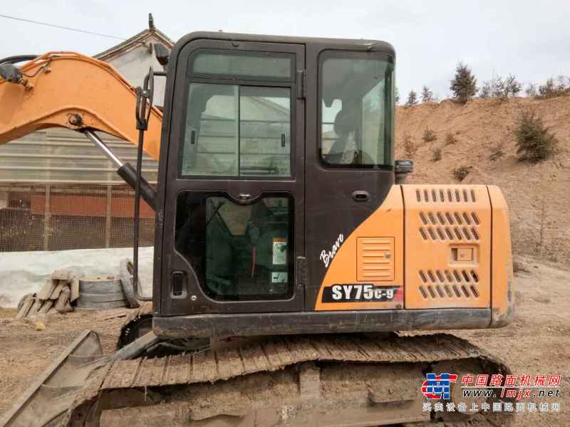 宁夏出售转让二手1300小时2014年三一重工SY75C挖掘机