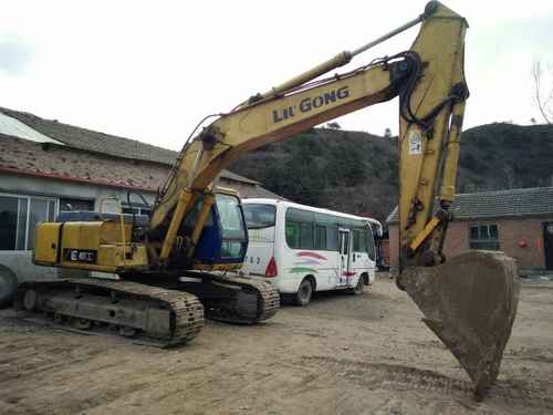 河北出售转让二手10256小时2007年柳工CLG220LC挖掘机