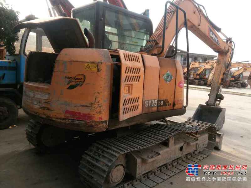 陕西出售转让二手4600小时2013年三一重工SY75C挖掘机