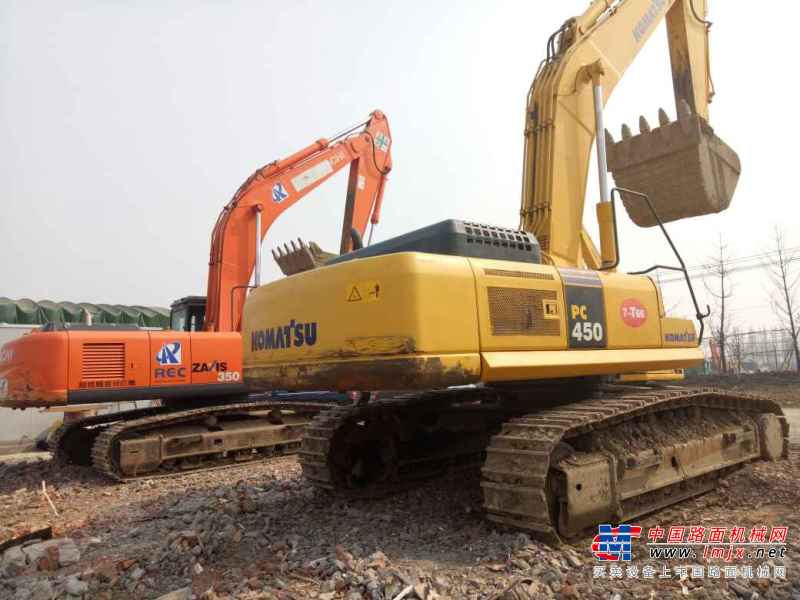 浙江出售转让二手5824小时2011年小松PC450挖掘机