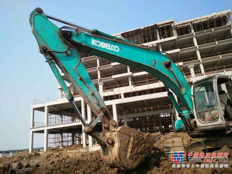 河南出售转让二手12000小时2007年神钢SK250挖掘机