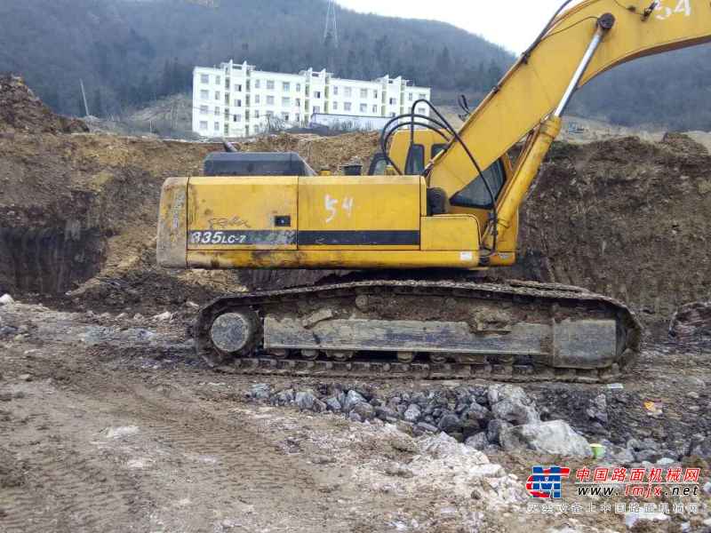 贵州出售转让二手10000小时2008年现代R335L挖掘机
