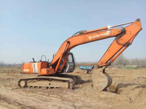 河南出售转让二手17000小时2003年日立EX200挖掘机