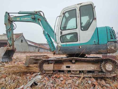 河北出售转让二手6500小时2013年山河智能SWE80N9挖掘机