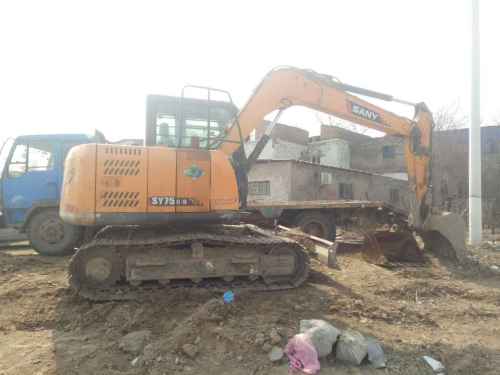 河南出售转让二手2900小时2013年三一重工SY75C挖掘机