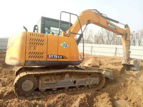 河南出售转让二手2700小时2015年三一重工SY75C挖掘机