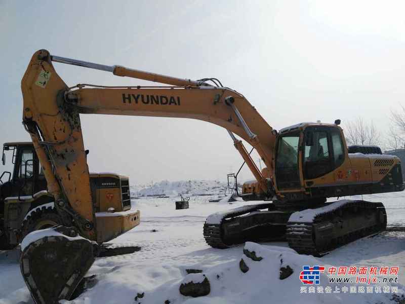 山西出售转让二手3800小时2013年现代R305LC挖掘机