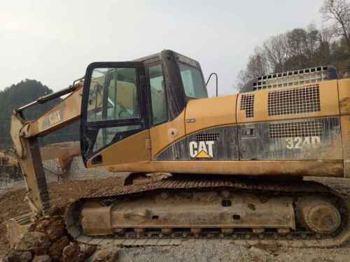 湖南出售转让二手5000小时2009年卡特彼勒324D挖掘机