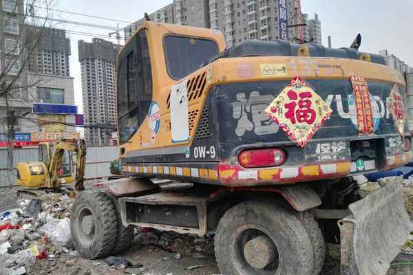 山西出售转让二手5300小时2011年现代轮挖R150W挖掘机