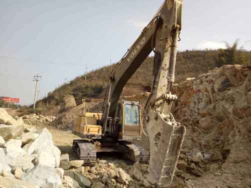 贵州出售转让二手4664小时2012年沃尔沃EC210BLC挖掘机