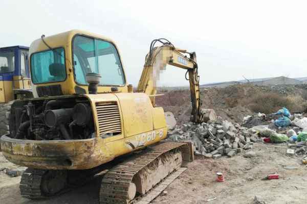 山西出售转让二手8000小时2007年玉柴YC55挖掘机