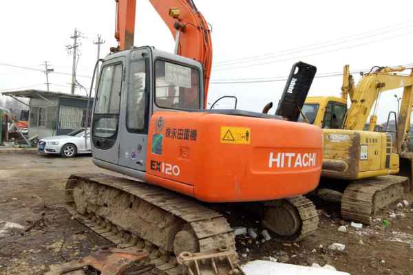 浙江出售转让二手9000小时2003年日立EX120挖掘机