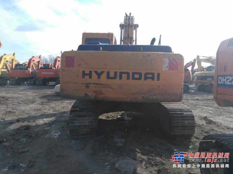 黑龙江出售转让二手18000小时2007年现代R225LC挖掘机