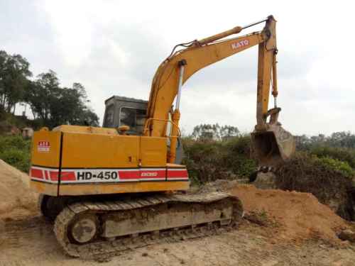 广西出售转让二手12568小时2003年加藤HD450挖掘机