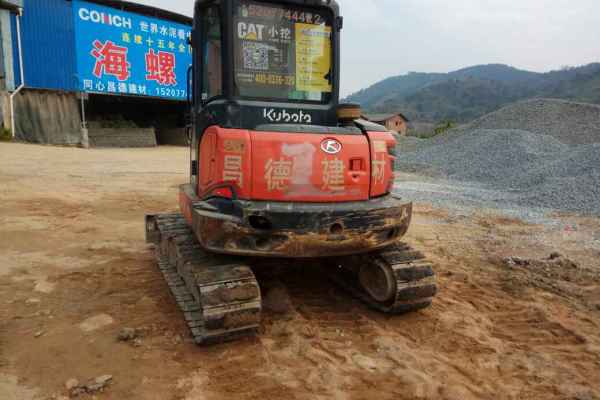 广西出售转让二手7580小时2012年久保田FX60挖掘机