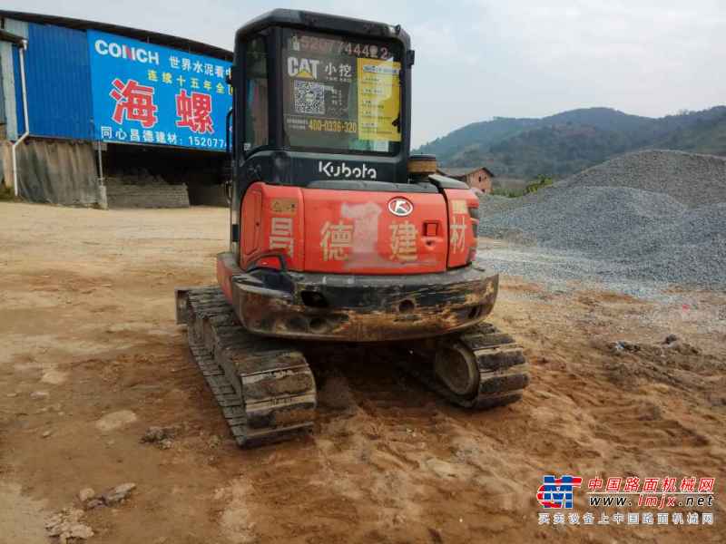 广西出售转让二手7580小时2012年久保田FX60挖掘机