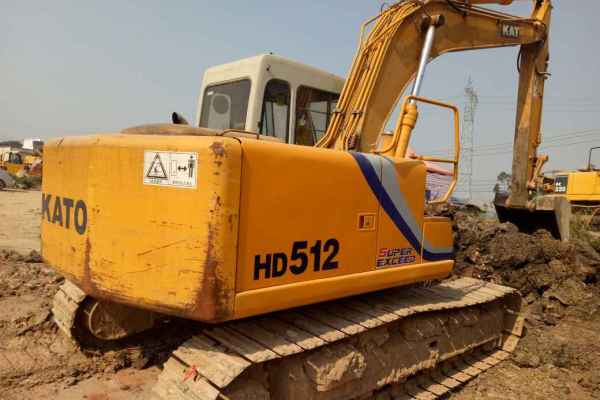 广西出售转让二手9807小时2007年加藤HD512挖掘机