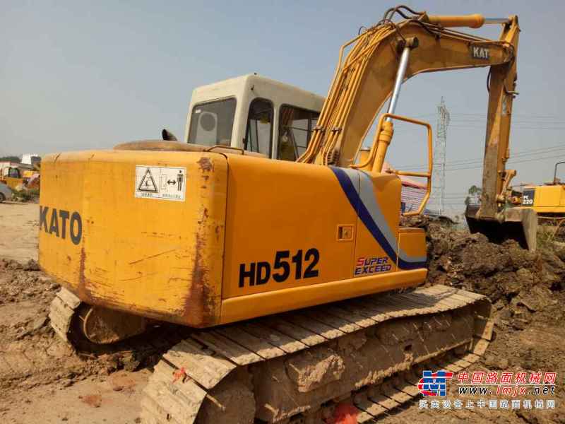 广西出售转让二手9807小时2007年加藤HD512挖掘机