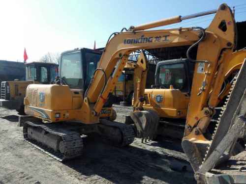 山西出售转让二手3500小时2012年龙工LG6065挖掘机