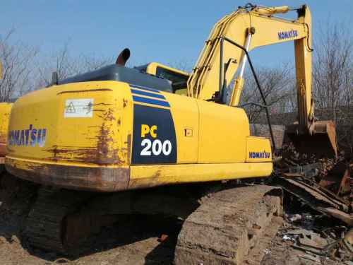 河南出售转让二手8000小时2009年小松PC200挖掘机