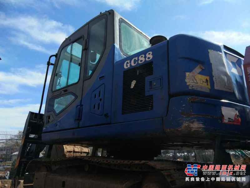 河南出售转让二手6000小时2011年山重建机GC88挖掘机