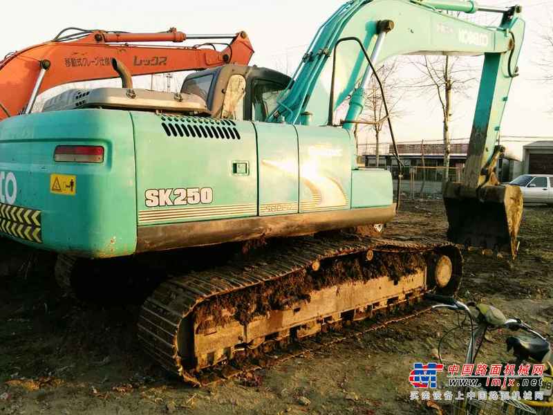 河北出售转让二手5000小时2012年神钢SK250挖掘机