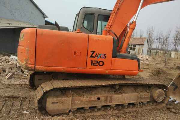 山东出售转让二手9100小时2005年日立ZX120挖掘机