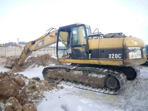 黑龙江出售转让二手14000小时2003年卡特彼勒320C挖掘机