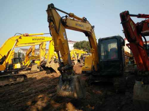 江苏出售转让二手7685小时2013年现代R60挖掘机