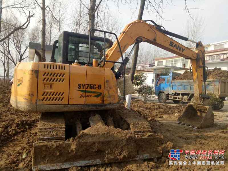 安徽出售转让二手4706小时2013年三一重工SY75C挖掘机