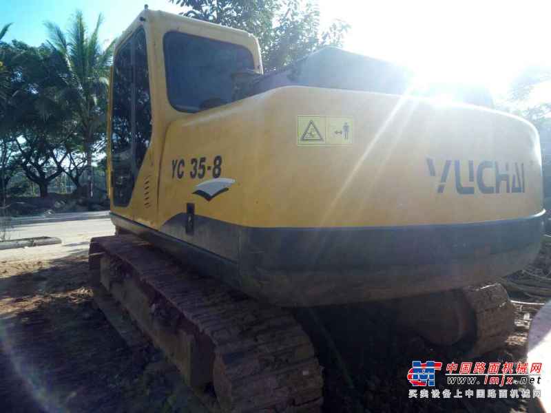 云南出售转让二手4085小时2013年玉柴YC135挖掘机
