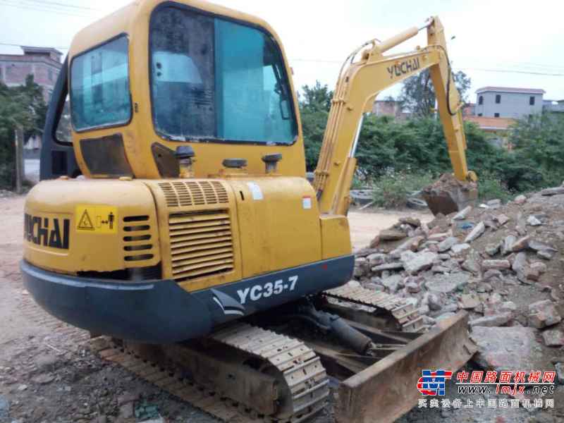 广东出售转让二手7000小时2008年玉柴YC35挖掘机