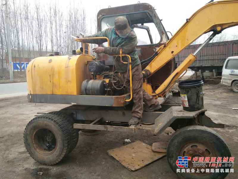 河南出售转让二手600小时2006年厦工轮挖XG805LII挖掘机