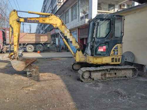 河北出售转让二手10000小时2008年小松PC55MR挖掘机