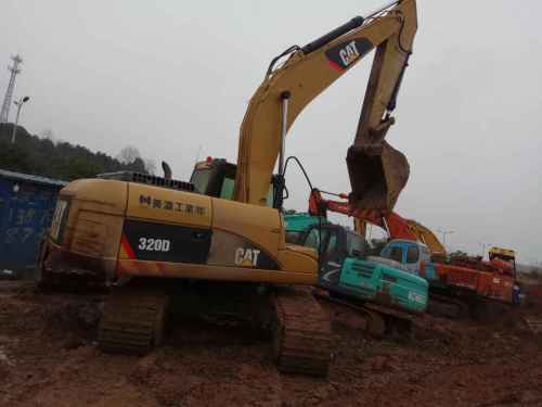 湖南出售转让二手10600小时2009年卡特彼勒320D挖掘机