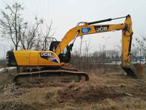 陕西出售转让二手4000小时2013年JCBJS240LC挖掘机