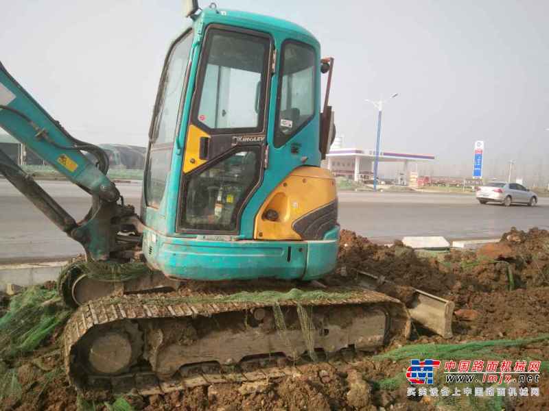 河南出售转让二手6500小时2012年久保田KX155挖掘机