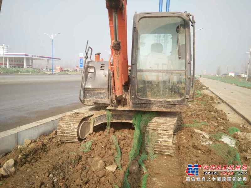 河南出售转让二手5600小时2013年日立ZX70挖掘机