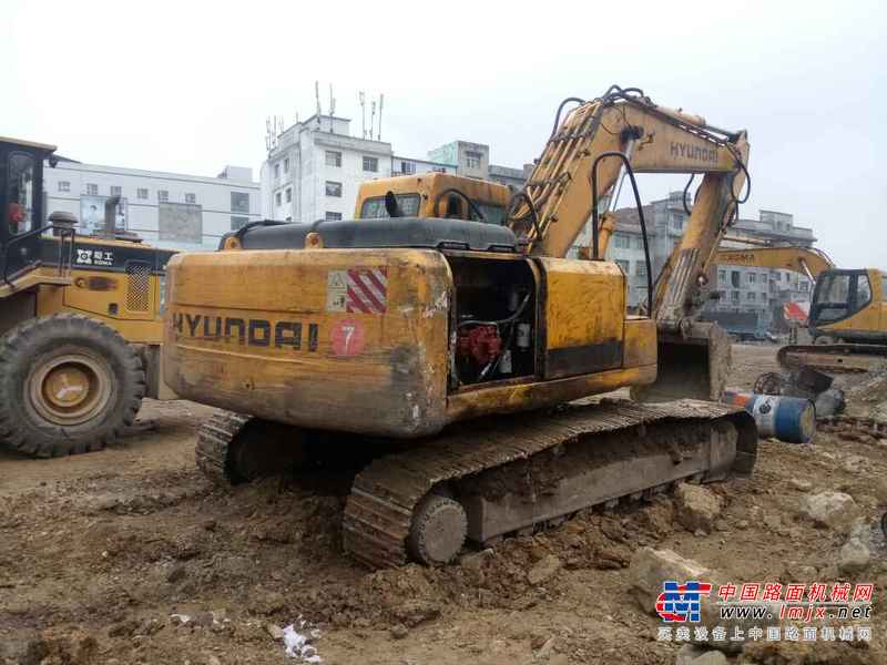 贵州出售转让二手7000小时2008年现代R225LC挖掘机