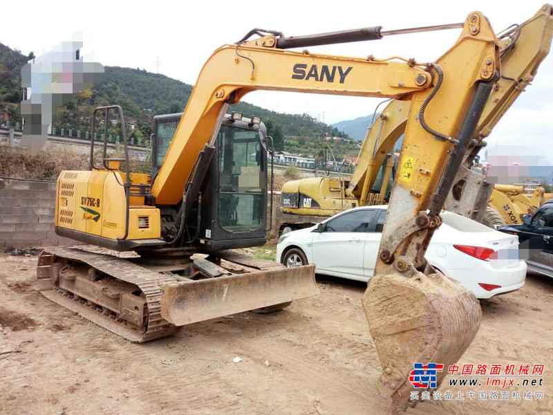 云南出售转让二手4800小时2013年三一重工SY75挖掘机