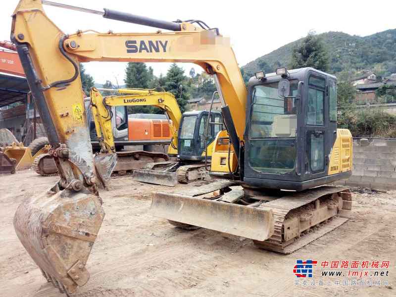 云南出售转让二手4800小时2013年三一重工SY75挖掘机