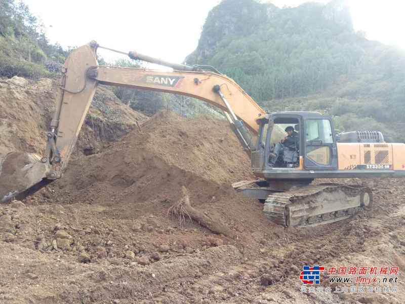 云南出售转让二手2709小时2014年三一重工SY335C挖掘机