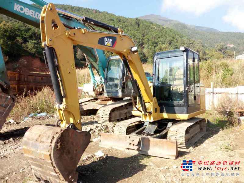云南出售转让二手3200小时2014年卡特彼勒306E挖掘机