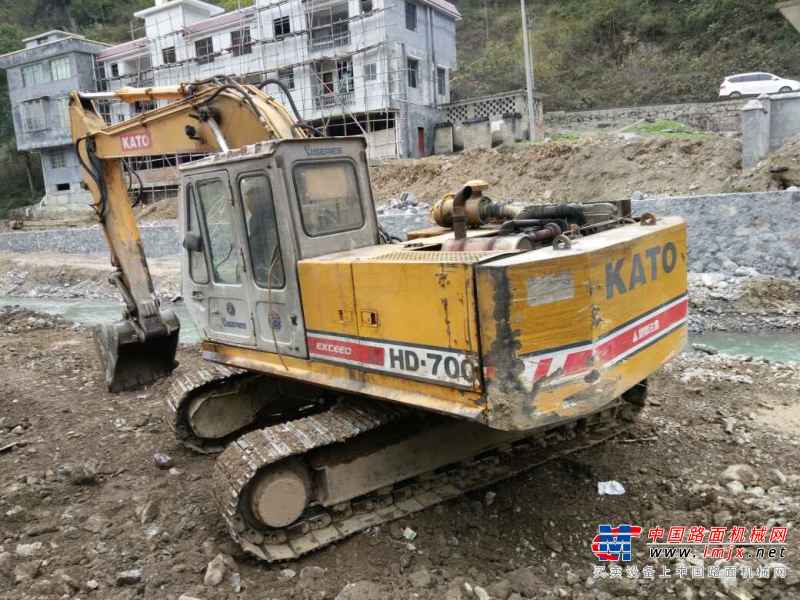 贵州出售转让二手13800小时2007年加藤HD700挖掘机
