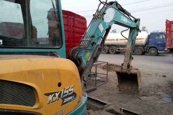 山西出售转让二手5400小时2010年久保田KX155挖掘机