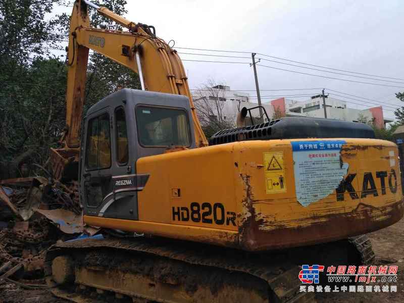 江西出售转让二手9326小时2010年加藤HD820R挖掘机