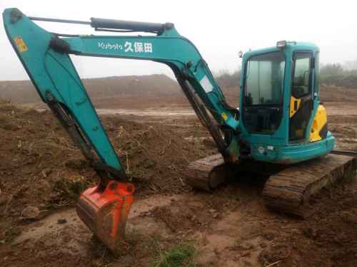 陕西出售转让二手5000小时2010年久保田KX161挖掘机