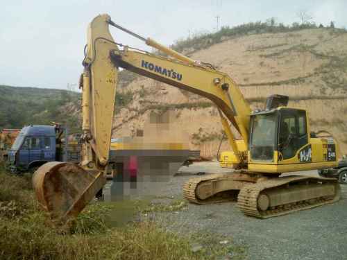 陕西出售转让二手4000小时2011年小松HB215LC挖掘机