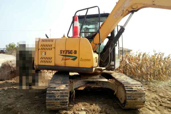陕西出售转让二手4000小时2012年三一重工SY75C挖掘机